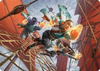 Aligned Heart Art Card 52 54 Art Series: Tarkir: Dragonstorm Magic card