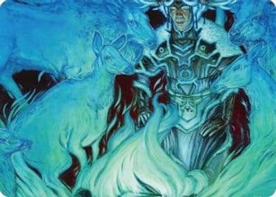Unending Whisper Art Card 9 54 Art Series: Tarkir: Dragonstorm Magic card