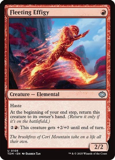 Fleeting Effigy Tarkir: Dragonstorm Magic card