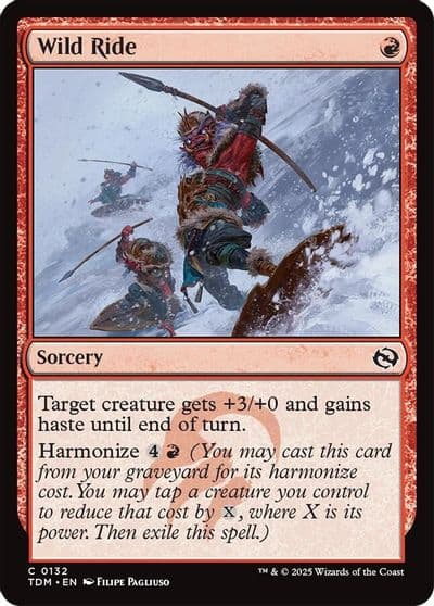 Wild Ride Tarkir: Dragonstorm Magic card