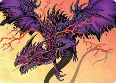 Stormshriek Feral Art Card 35 54 Art Series: Tarkir: Dragonstorm Magic card