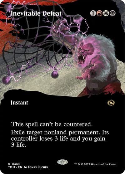 Inevitable Defeat Borderless Tarkir: Dragonstorm Magic card