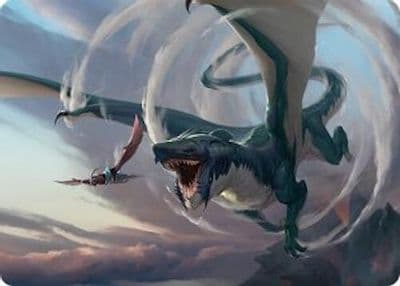 Whirlwing Stormbrood Art Card 27 54 Art Series: Tarkir: Dragonstorm Magic card