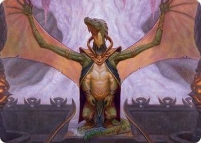 Kheru Goldkeeper Art Card 36 54 Art Series: Tarkir: Dragonstorm Magic card