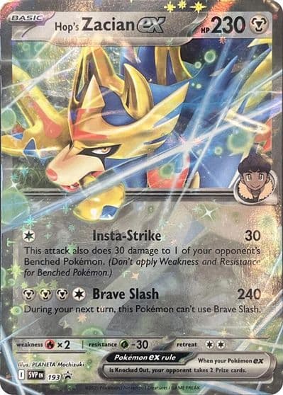 Hop's Zacian ex - SVP193 SV: Scarlet & Violet Promo Cards Pokemon card