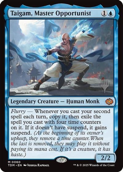 Taigam Master Opportunist Promo Pack: Tarkir: Dragonstorm Magic card
