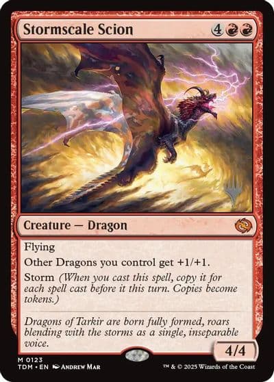 Stormscale Scion Promo Pack: Tarkir: Dragonstorm Magic card