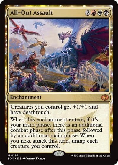 All Out Assault Promo Pack: Tarkir: Dragonstorm Magic card