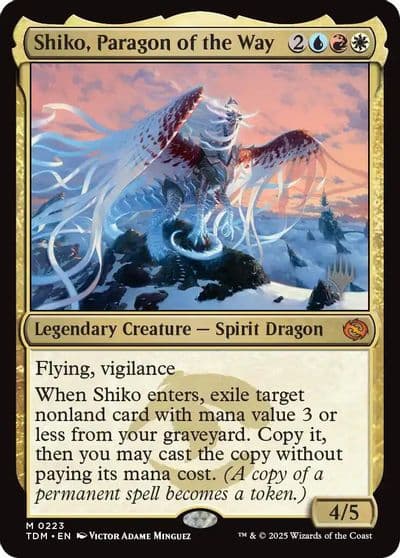 Shiko Paragon of the Way Promo Pack: Tarkir: Dragonstorm Magic card