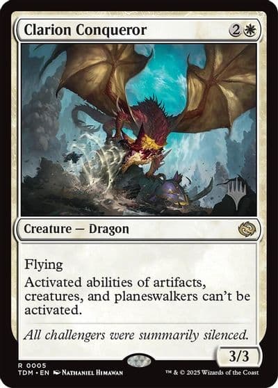 Clarion Conqueror Promo Pack: Tarkir: Dragonstorm Magic card