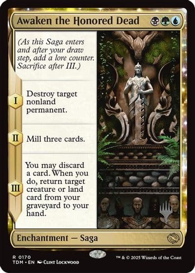 Awaken the Honored Dead Promo Pack: Tarkir: Dragonstorm Magic card