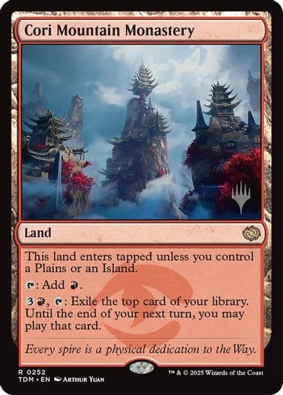 Cori Mountain Monastery Promo Pack: Tarkir: Dragonstorm Magic card