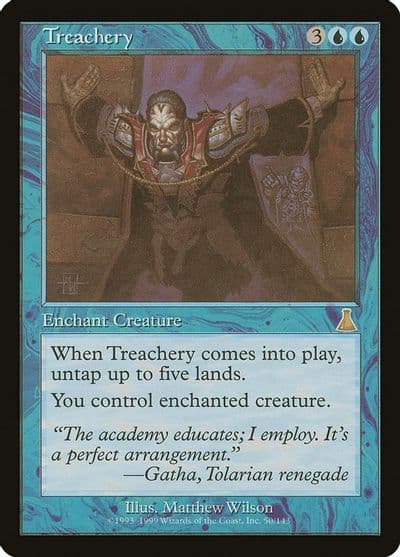 Treachery Urza's Destiny Magic card