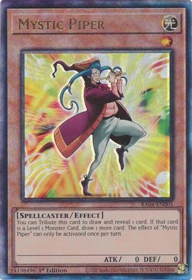 Mystic Piper PUR Quarter Century Stampede Yu-Gi-Oh! card