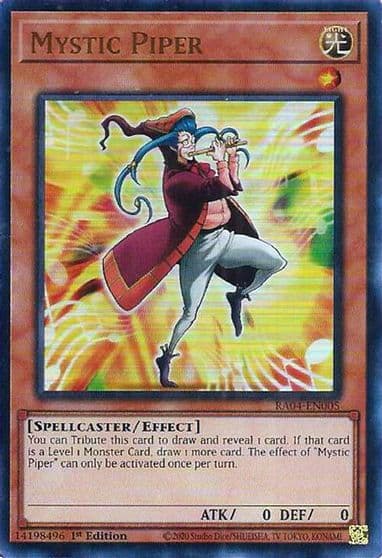 Mystic Piper UR Quarter Century Stampede Yu-Gi-Oh! card