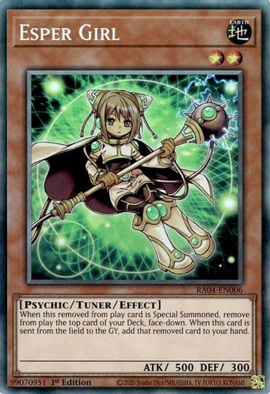 Esper Girl PCR Quarter Century Stampede Yu-Gi-Oh! card