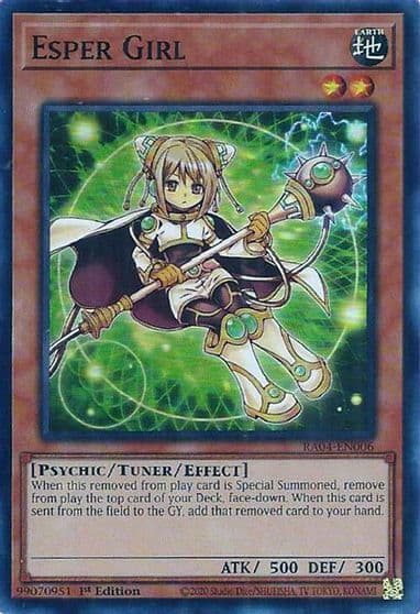 Esper Girl Quarter Century Stampede Yu-Gi-Oh! card