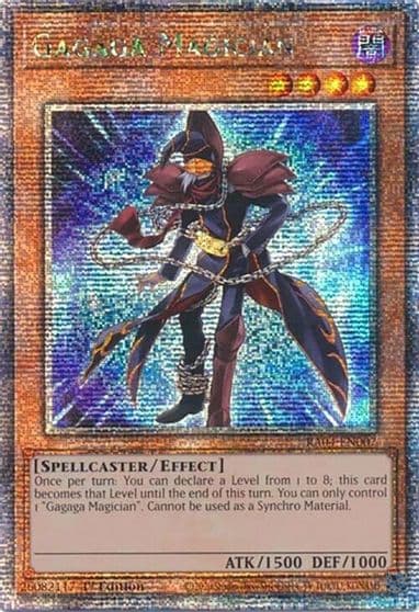 Gagaga Magician Quarter Century Secret Rare Quarter Century Stampede Yu-Gi-Oh! card