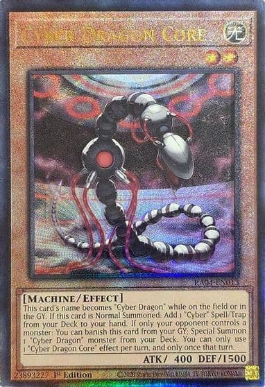Cyber Dragon Core PUR Quarter Century Stampede Yu-Gi-Oh! card