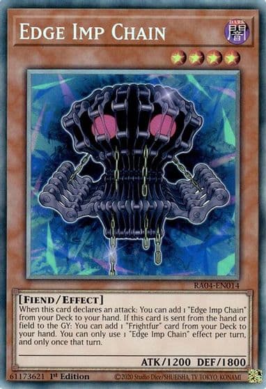 Edge Imp Chain PCR Quarter Century Stampede Yu-Gi-Oh! card