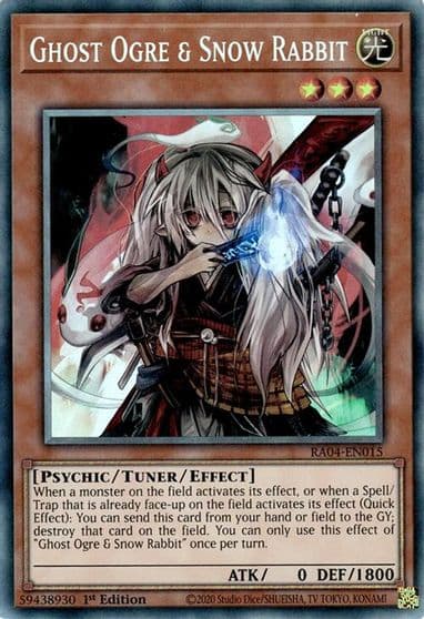 Ghost Ogre and Snow Rabbit PCR Quarter Century Stampede Yu-Gi-Oh! card