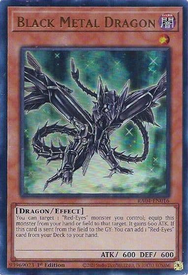 Black Metal Dragon UR Quarter Century Stampede Yu-Gi-Oh! card