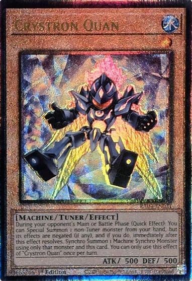 Crystron Quan PUR Quarter Century Stampede Yu-Gi-Oh! card