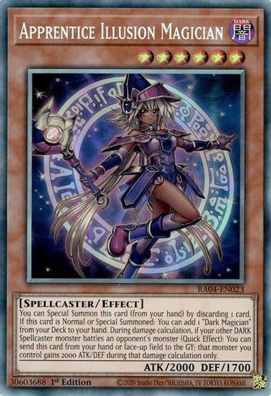 Apprentice Illusion Magician PCR Quarter Century Stampede Yu-Gi-Oh! card