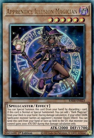 Apprentice Illusion Magician PUR Quarter Century Stampede Yu-Gi-Oh! card