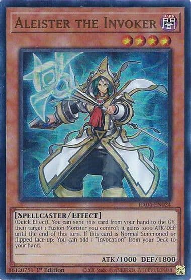 Aleister the Invoker Alternate Art UR Quarter Century Stampede Yu-Gi-Oh! card