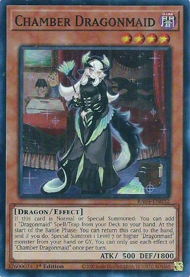 Chamber Dragonmaid Quarter Century Stampede Yu-Gi-Oh! card