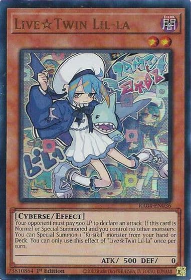 Live Twin Lil la UR Quarter Century Stampede Yu-Gi-Oh! card