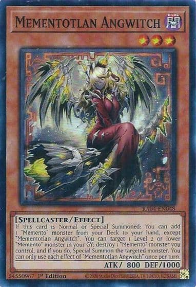 Mementotlan Angwitch Quarter Century Stampede Yu-Gi-Oh! card