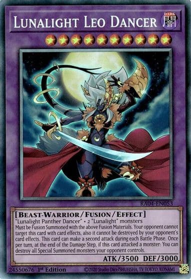 Lunalight Leo Dancer PCR Quarter Century Stampede Yu-Gi-Oh! card