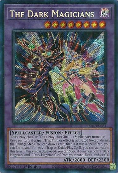 The Dark Magicians Secret Rare Quarter Century Stampede Yu-Gi-Oh! card