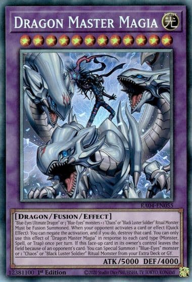 Dragon Master Magia PCR Quarter Century Stampede Yu-Gi-Oh! card