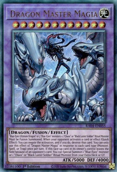 Dragon Master Magia PUR Quarter Century Stampede Yu-Gi-Oh! card