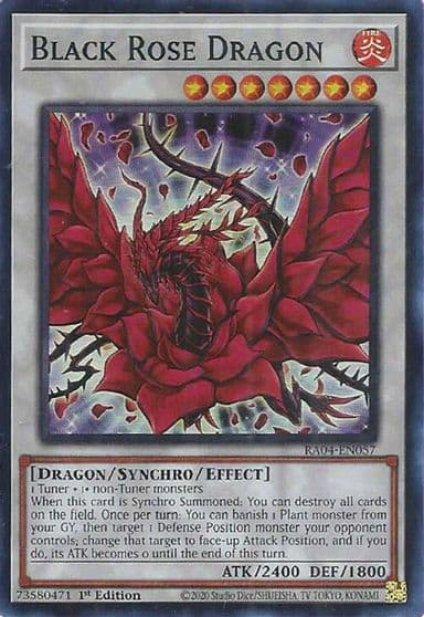 Black Rose Dragon Quarter Century Stampede Yu-Gi-Oh! card