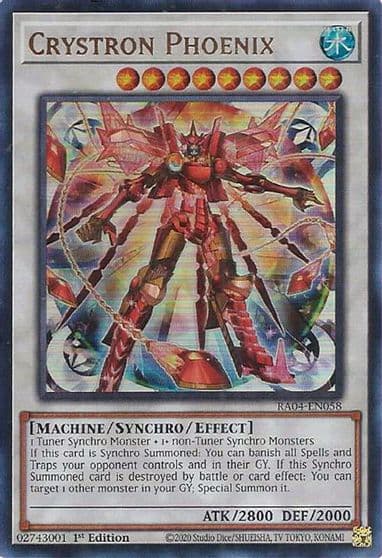 Crystron Phoenix UR Quarter Century Stampede Yu-Gi-Oh! card
