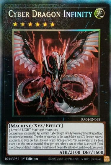 Cyber Dragon Infinity PCR Quarter Century Stampede Yu-Gi-Oh! card