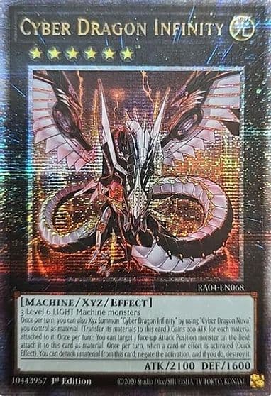 Cyber Dragon Infinity Quarter Century Secret Rare Quarter Century Stampede Yu-Gi-Oh! card