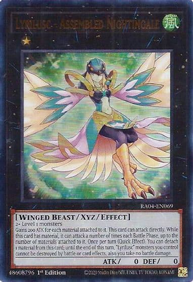 Lyrilusc Assembled Nightingale UR Quarter Century Stampede Yu-Gi-Oh! card