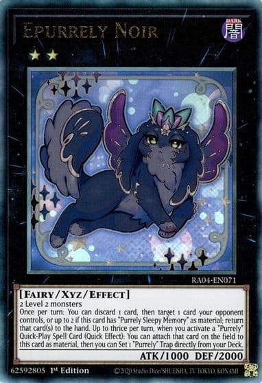 Epurrely Noir PUR Quarter Century Stampede Yu-Gi-Oh! card