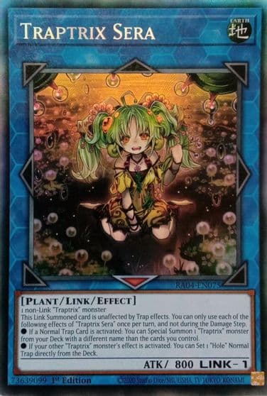Traptrix Sera PCR Quarter Century Stampede Yu-Gi-Oh! card
