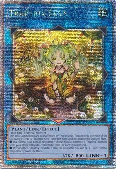 Traptrix Sera Quarter Century Secret Rare Quarter Century Stampede Yu-Gi-Oh! card