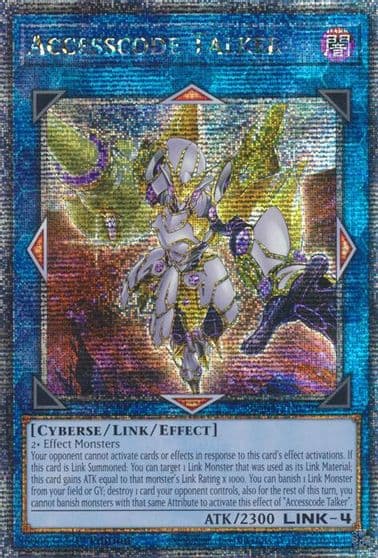 Accesscode Talker New Art Quarter Century Secret Rare Quarter Century Stampede Yu-Gi-Oh! card