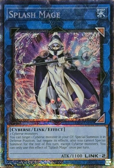 Splash Mage PCR Quarter Century Stampede Yu-Gi-Oh! card
