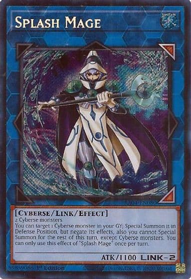Splash Mage Secret Rare Quarter Century Stampede Yu-Gi-Oh! card