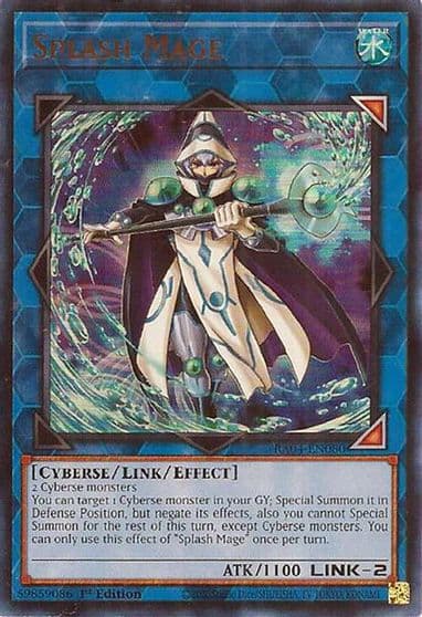 Splash Mage UR Quarter Century Stampede Yu-Gi-Oh! card