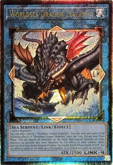 Worldsea Dragon Zealantis PUR Quarter Century Stampede Yu-Gi-Oh! card